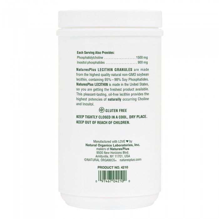 Natures Plus Lecithin Granules 340 Gr