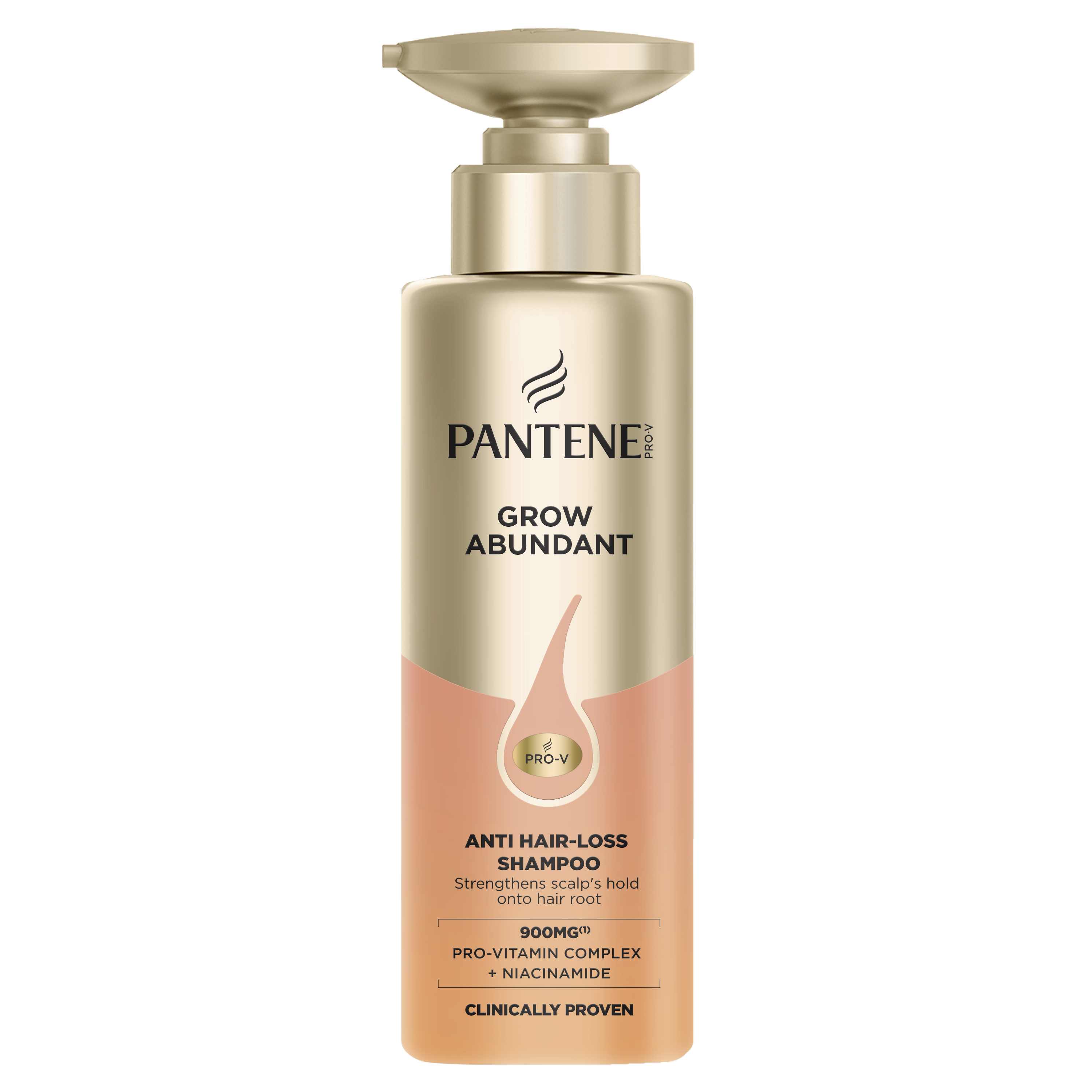 Pantene Grow Abundant Anti-Hair Loss Shampoo, 290ml