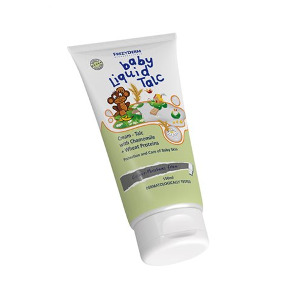 Frezyderm Baby Liquid Talc - Κρέμα Ταλκ με Χαμομήλι & Πρωτεϊνες Σιταριού 150 ml