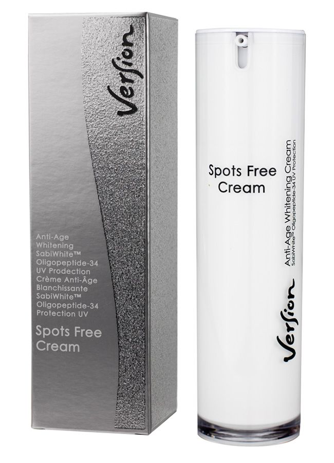Version Spots Free Cream, Κρέμα για Λεύκανση, Αντιγήρανση, Φωτοπροστασία 50ml