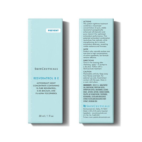 SkinCeuticals Resveratrol BE Aντιοξειδωτικός Ορός Νύχτας για Επιδιορθωση της Επιδερμιδάς με Ρεσβερατρόλη 30ml