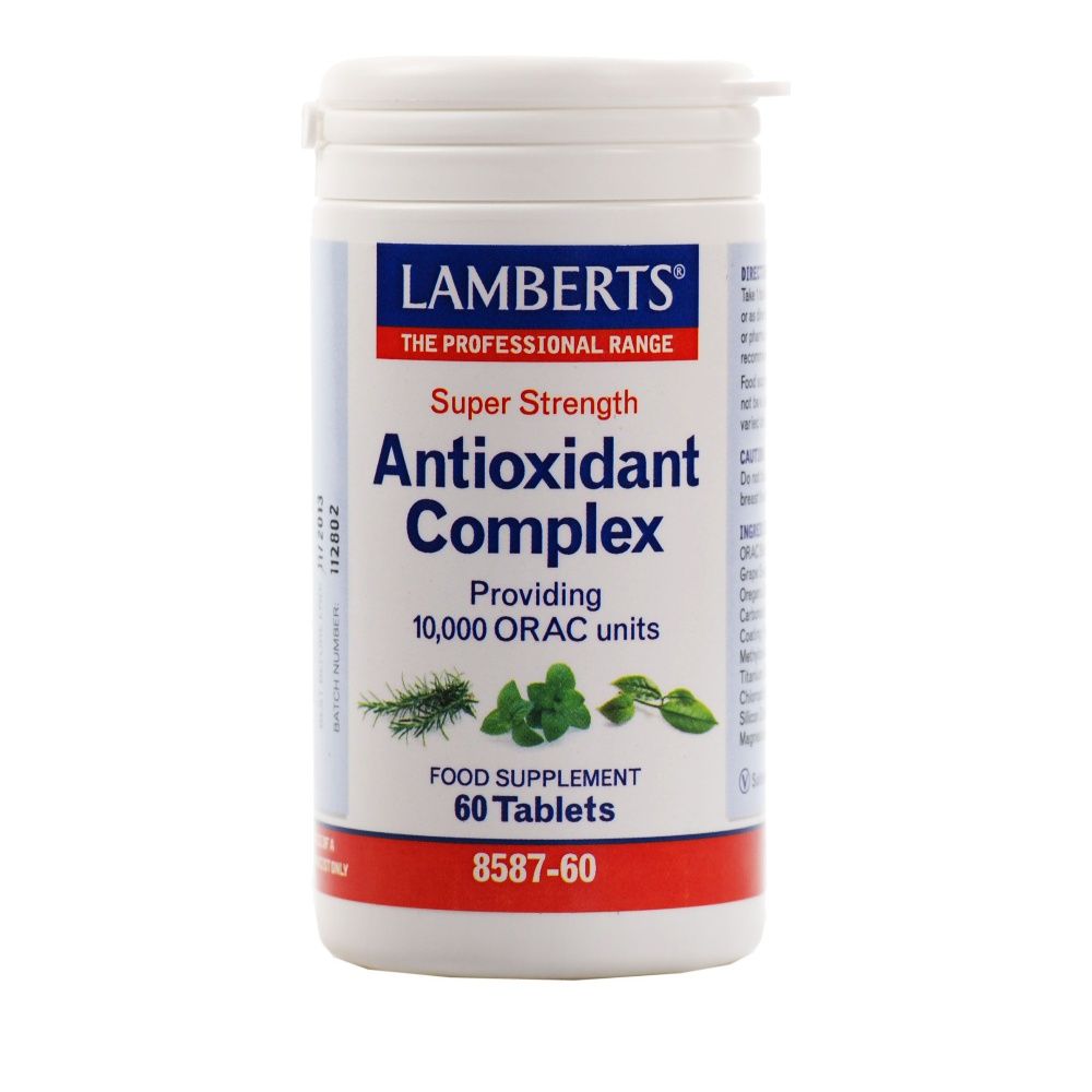 Lamberts Antioxidant Complex Συνδυασμός Φυτικών Αντιοξειδωτικών 60Tablets