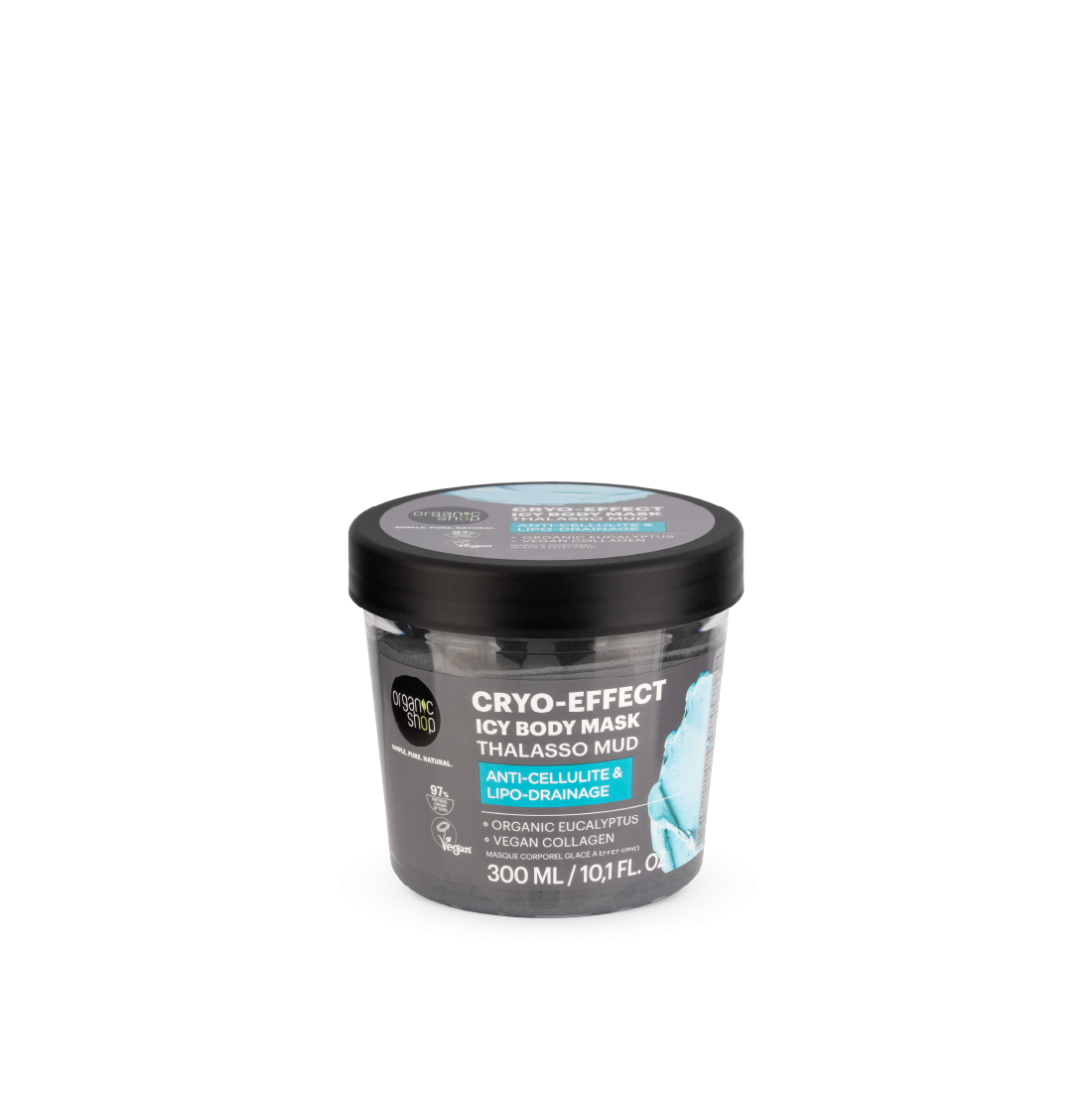 Organic Shop Cryo-Effect Icy Body Mask Thalasso Mud, 300ml