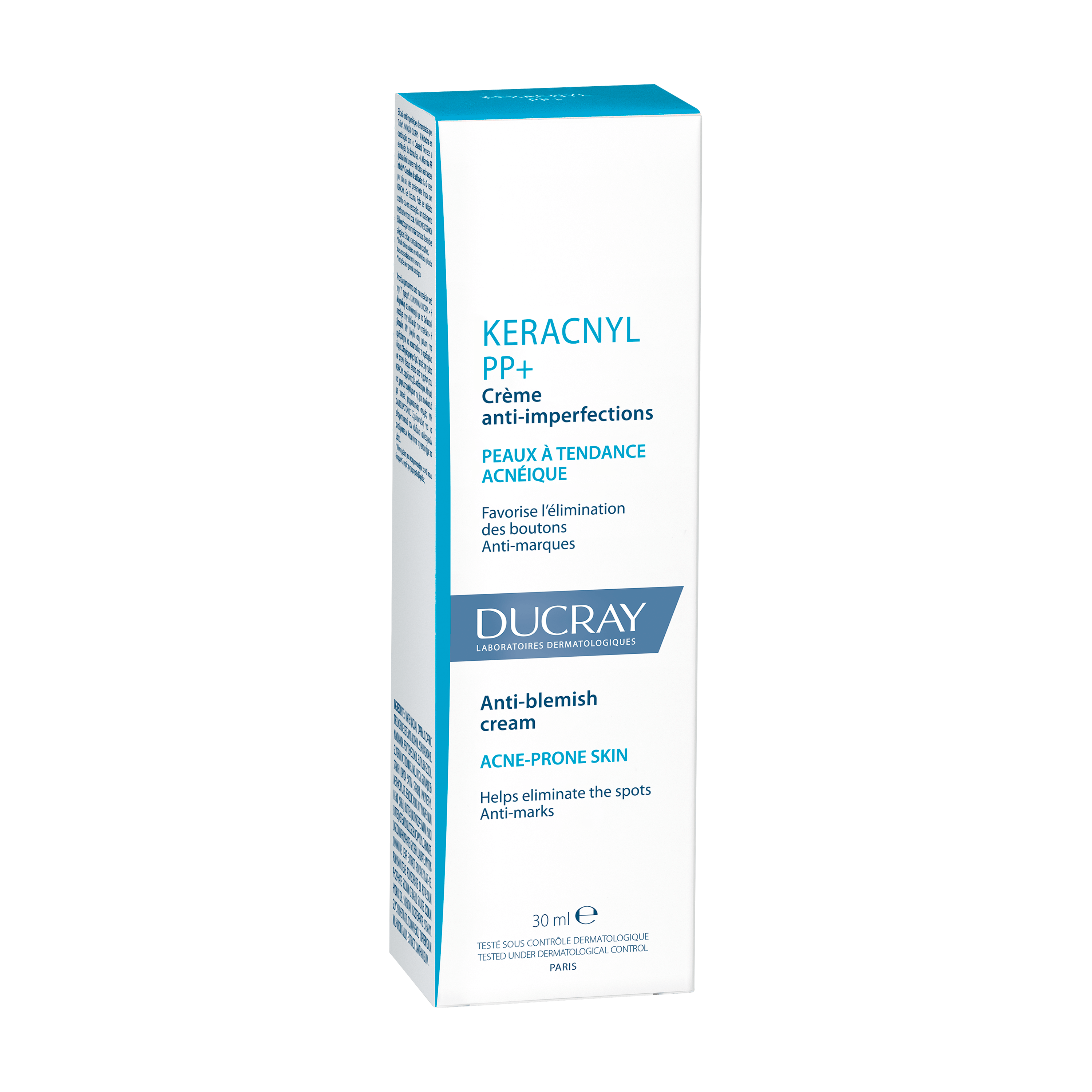 Ducray Keracnyl PP Crème, Καταπραϋντική Ενυδατική Κρέμα για Λιπαρό Δέρμα 30ml