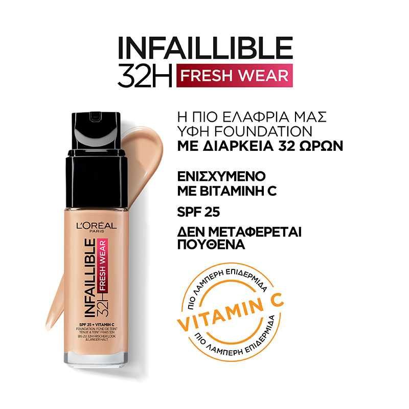 L'Oreal Infaillible 24H Fresh Wear spf25 30ml