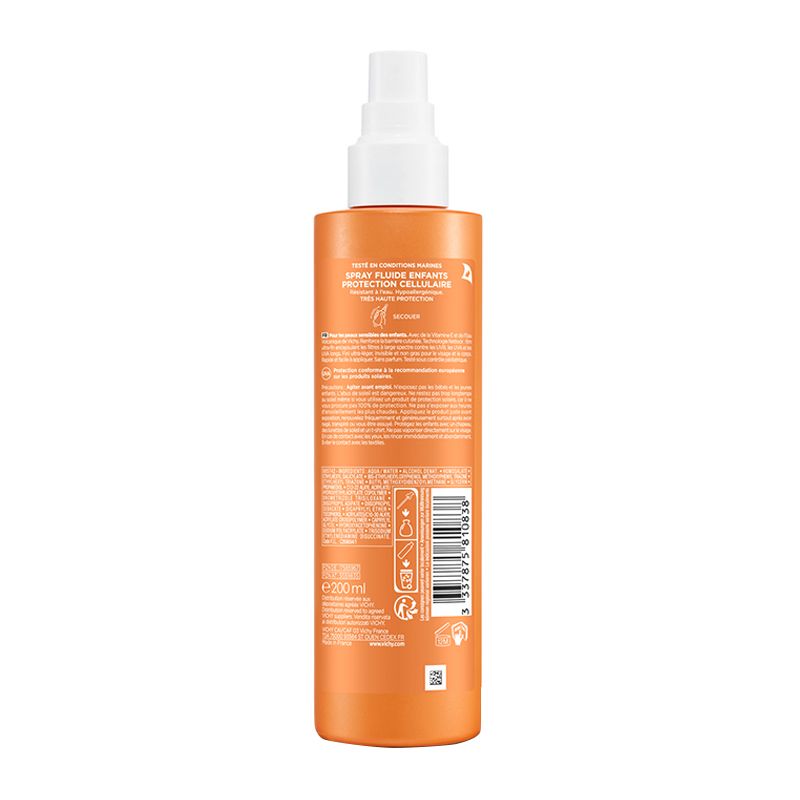 Vichy Captial Soleil Cell Protect, Γαλάκτωμα Spray SPF50+ Για το Παιδί με Λεπτόρρευστη Υφή 200ml