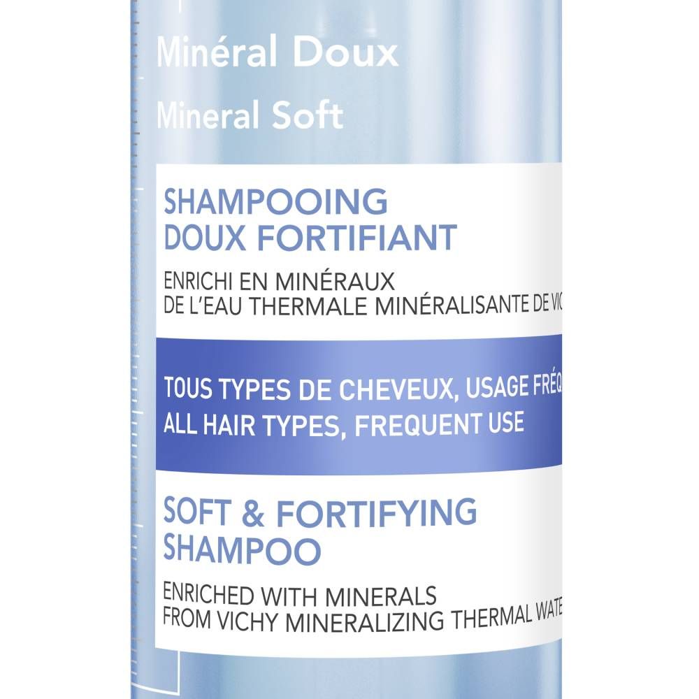 Vichy DERCOS Mineral Shampoo, Σαμπουάν καθημερινής χρήσης Κατάλληλο για Όλη την Οικογένεια 400ml