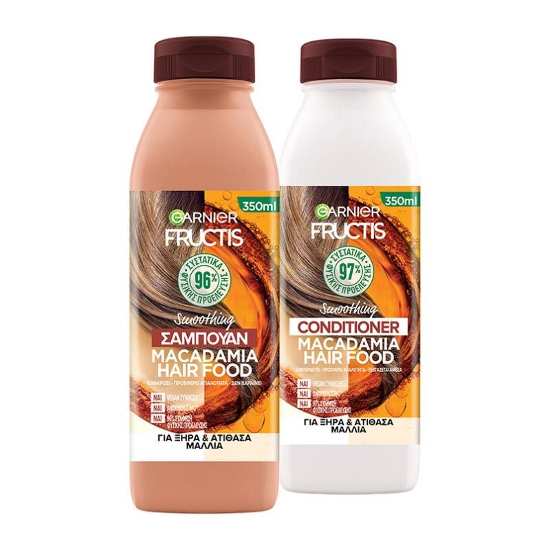 Garnier Fructis Hair Food Macadamia Ash 350ml