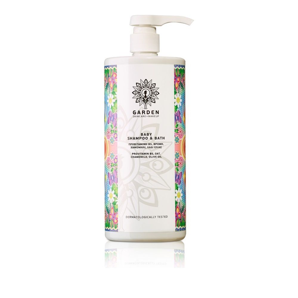 Garden of Panthenols Baby Shampoo & Bath Βρεφικό Αφρόλουτρο για Σώμα/Μαλλιά 1Lt