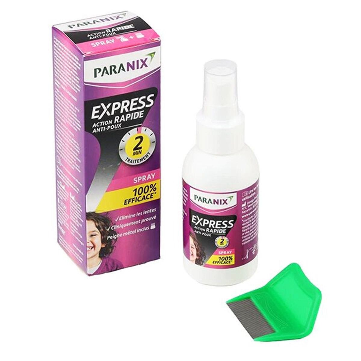 Paranix Αντιφθειρικό Express Spray 95ml & Κτένα