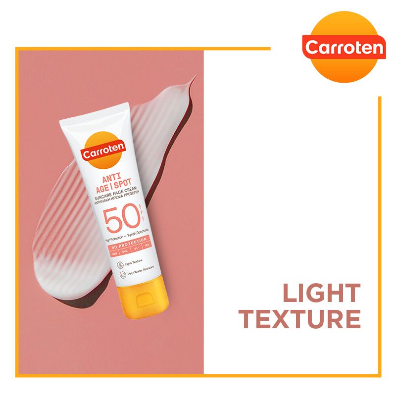 Carroten Anti Age-Spot Suncare Face Cream SPF50, 50ml