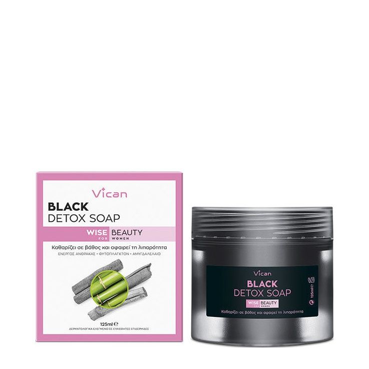 Vican Wise Beauty Black Detox Soap 125ml