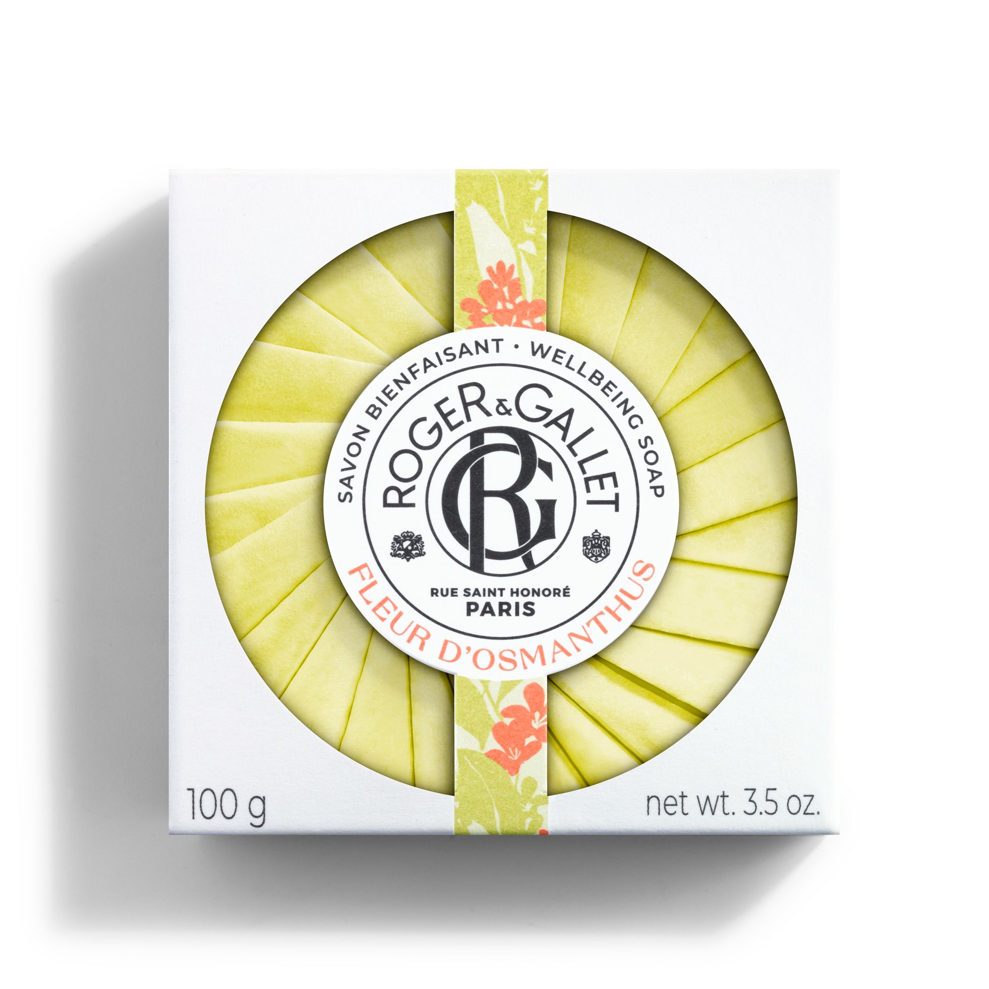Roger & Gallet Fleur d' Osmanthus Soap, Αρωματικό Σαπούνι με Όσμανθο ,100gr