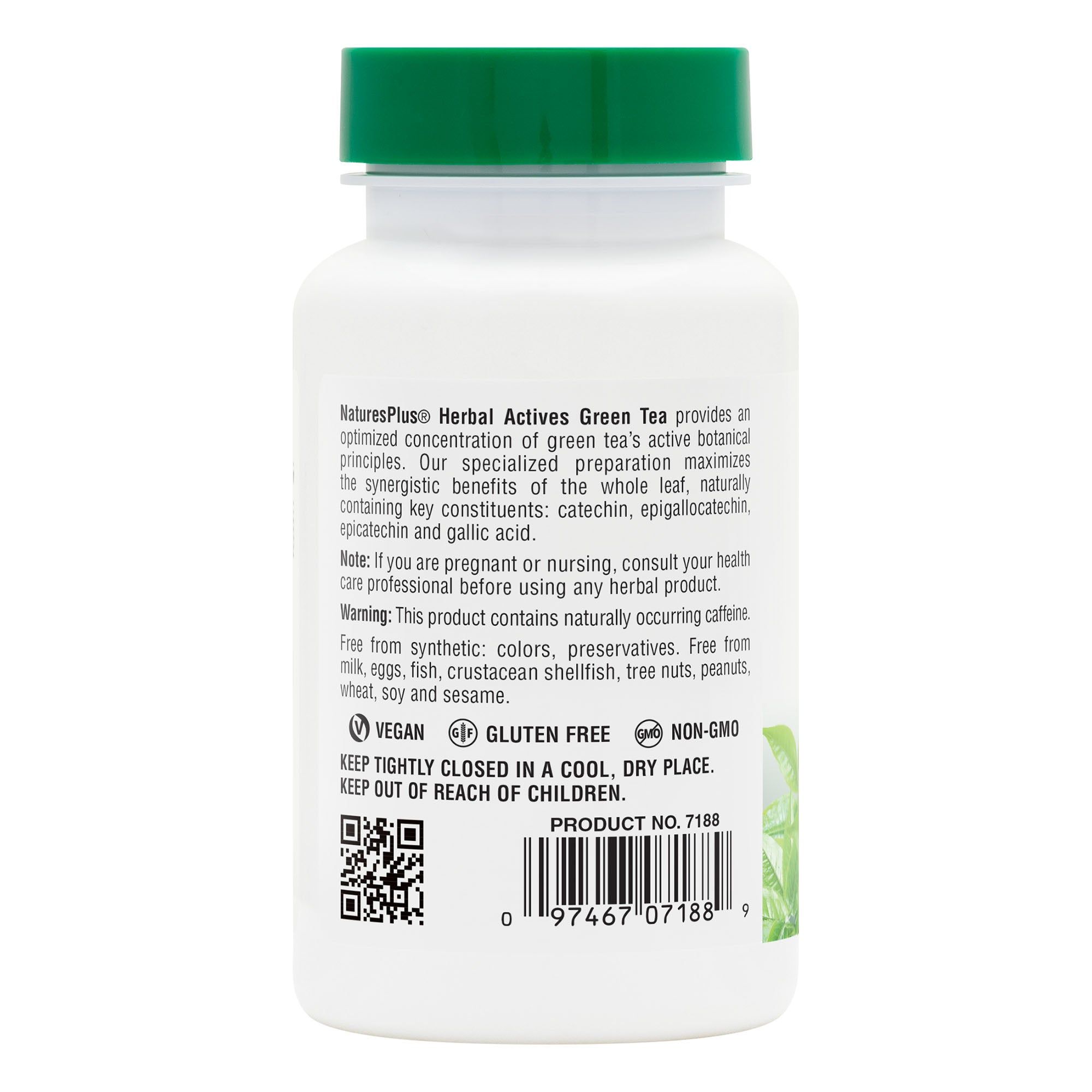 Natures Plus Green Tea Chinese 60 caps