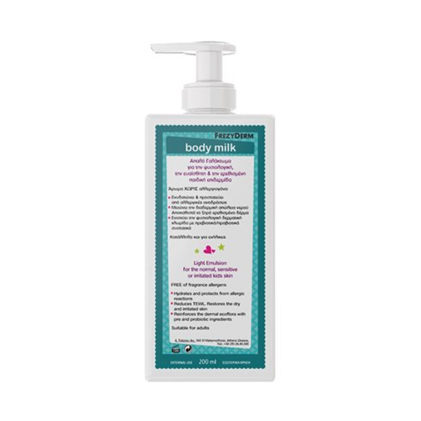 Frezyderm Sensitive Kids Face & Body Milk 200ml