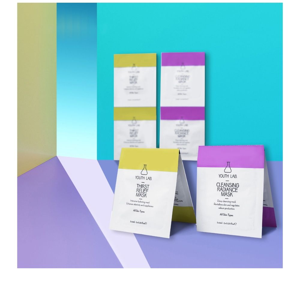 Youth Lab Cleansing Radiance Mask, Μάσκα Καθαρισμού και Λάμψης 2x6ml