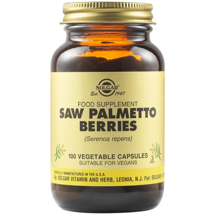 Solgar Saw Palmetto Μείωση Συμπτωμάτων του Προστάτη 100 Capsules