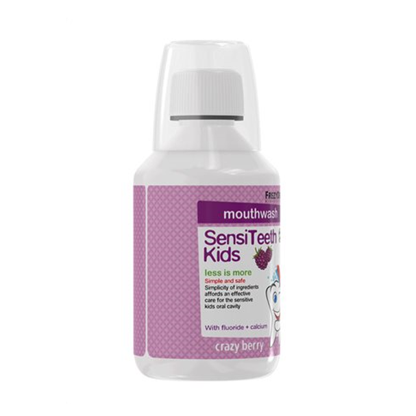 Frezyderm SensiTeeth Kids Mouth Wash - Φθοριούχο Στοματικό Διάλυμα για Παιδιά 250ml