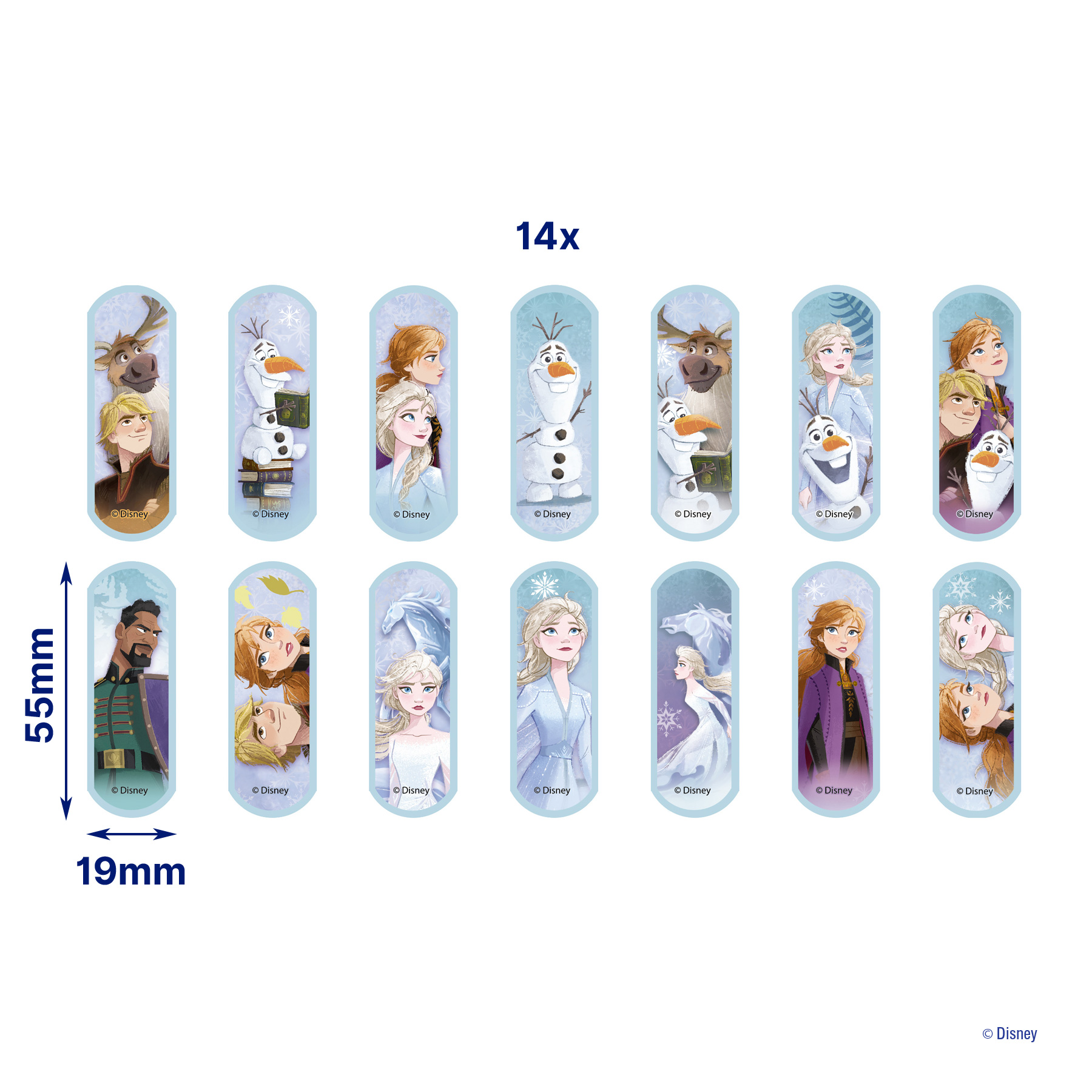Hansaplast Frozen Αυτοκόλλητα Παιδικά Επιθέματα 20τμχ