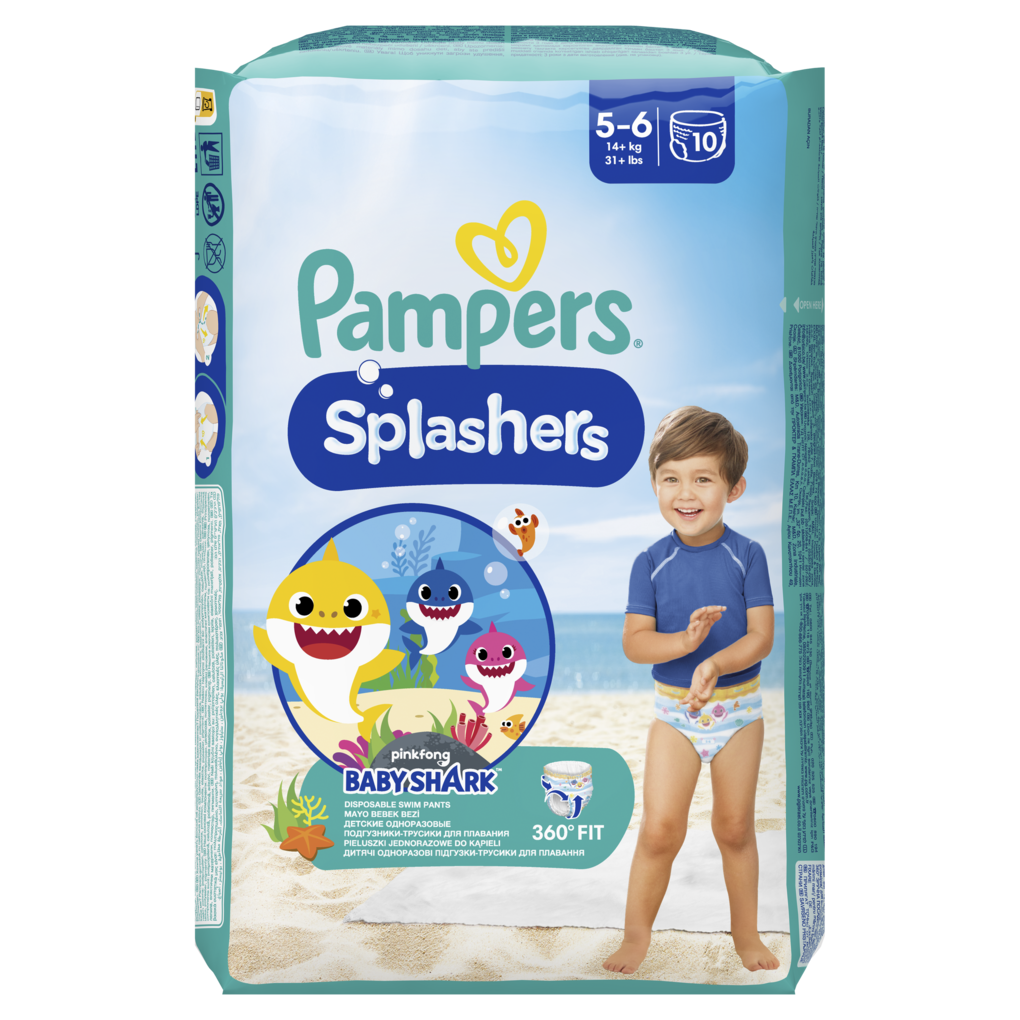 Pampers Splashers No 5-6 (14kg+) 10τμχ
