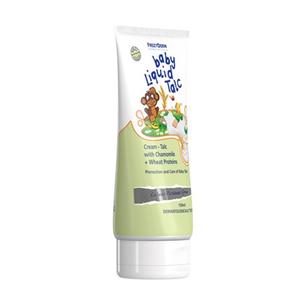 Frezyderm Baby Liquid Talc - Κρέμα Ταλκ με Χαμομήλι & Πρωτεϊνες Σιταριού 150 ml