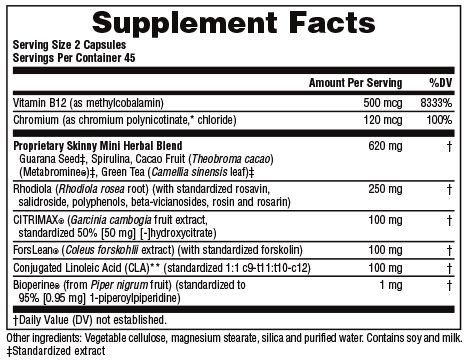 Natures Plus Skinny Mini, 90Vcaps
