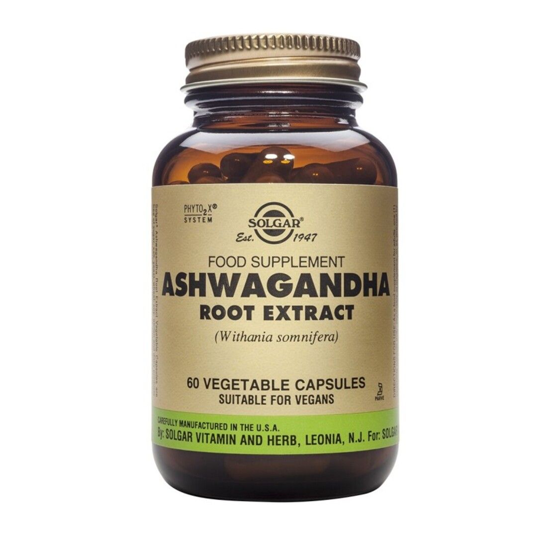 Solgar Ashwagandha Root Extract , 60 Vegetable Capsules