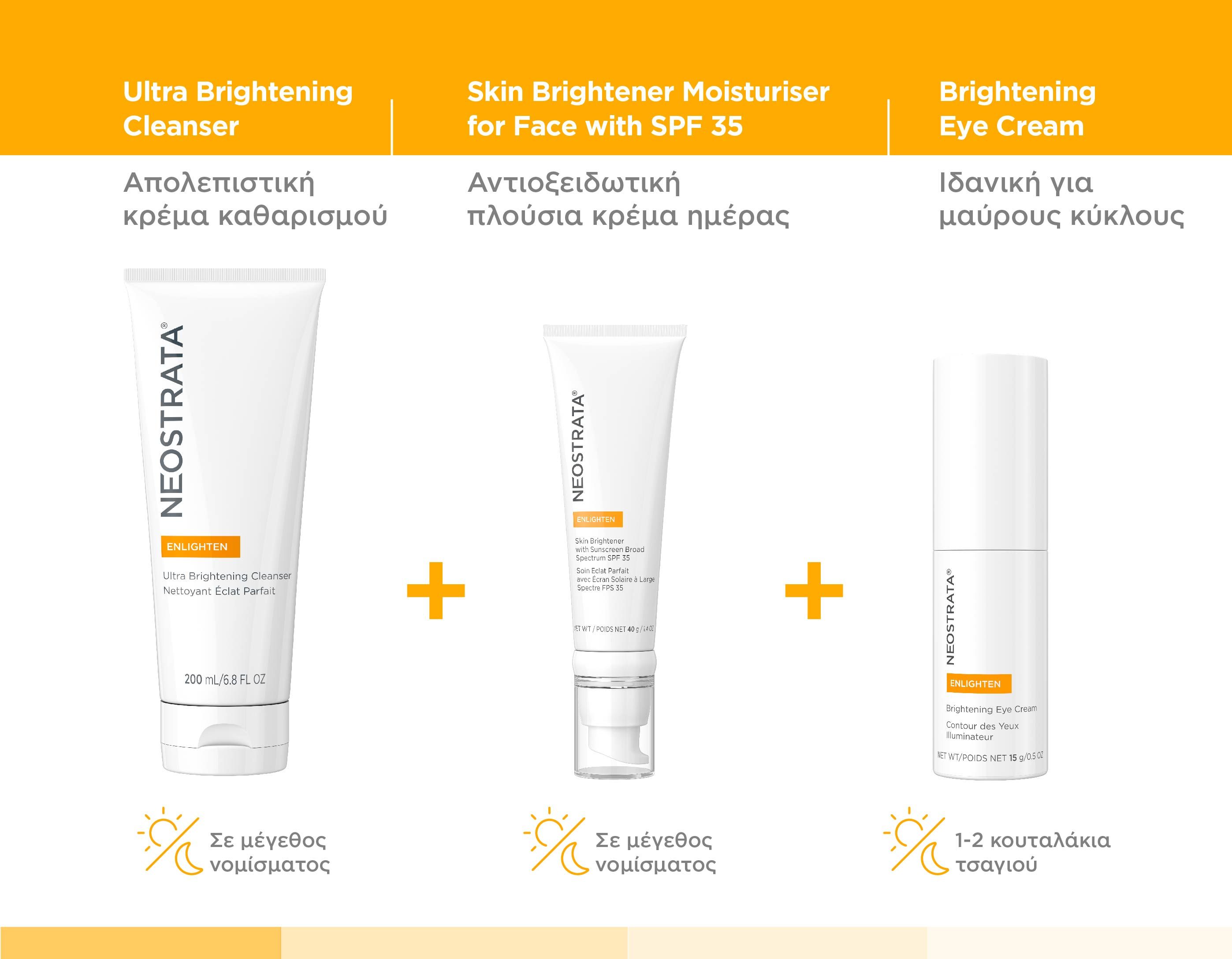 Neostrata Enlighten Ultra Brightening Cleanser, Κρεμώδες Καθαριστικό Προσώπου Λάμψης με Απολεπιστική Δράση 100ml
