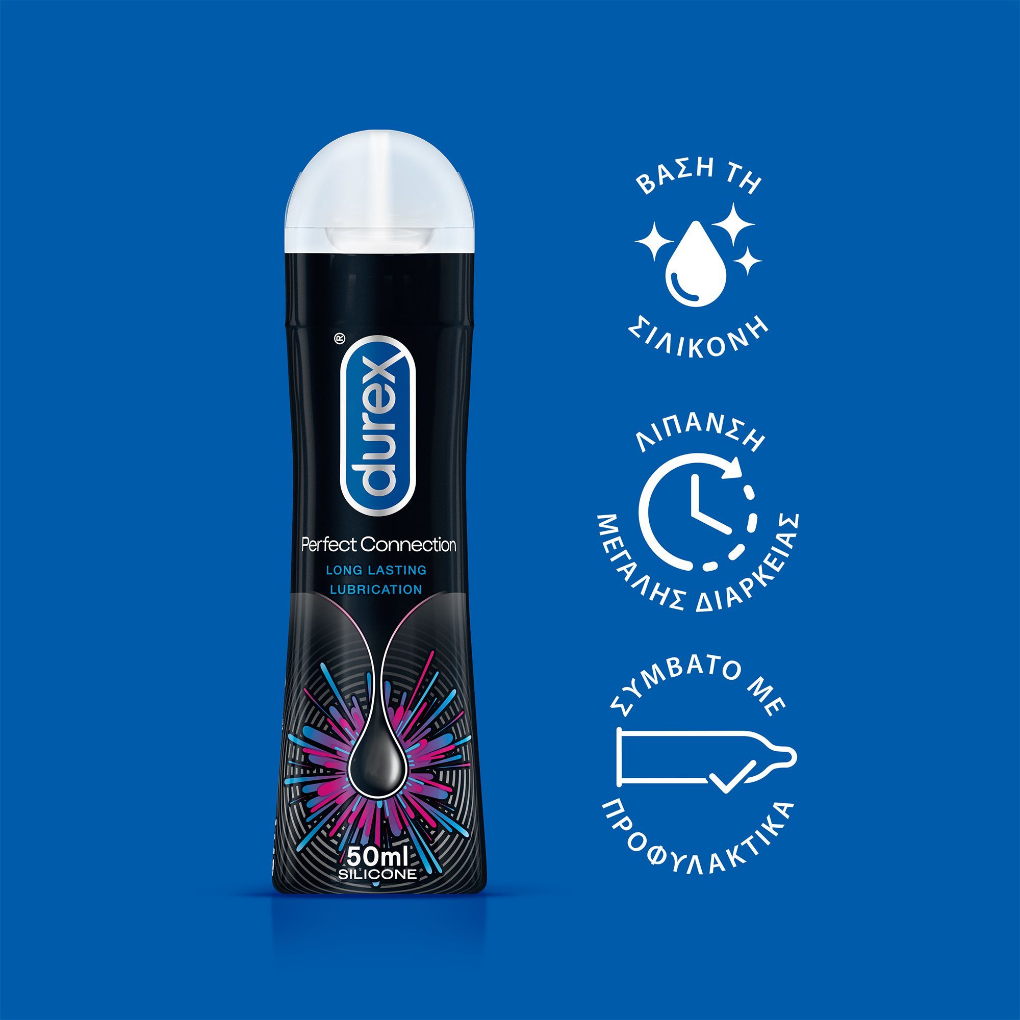 Durex Perfect Connection Long Lasting Lubrication 50ml