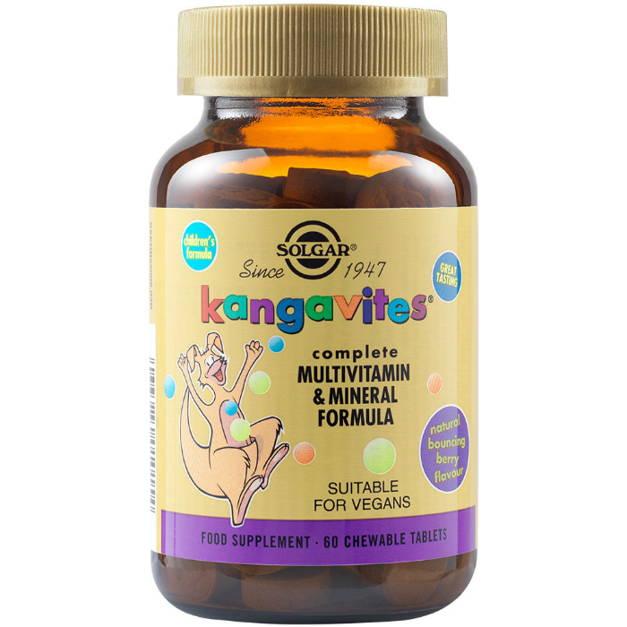 Solgar Kangavites Formula - Bouncing Berry flavour , 60 Chewable Tabs