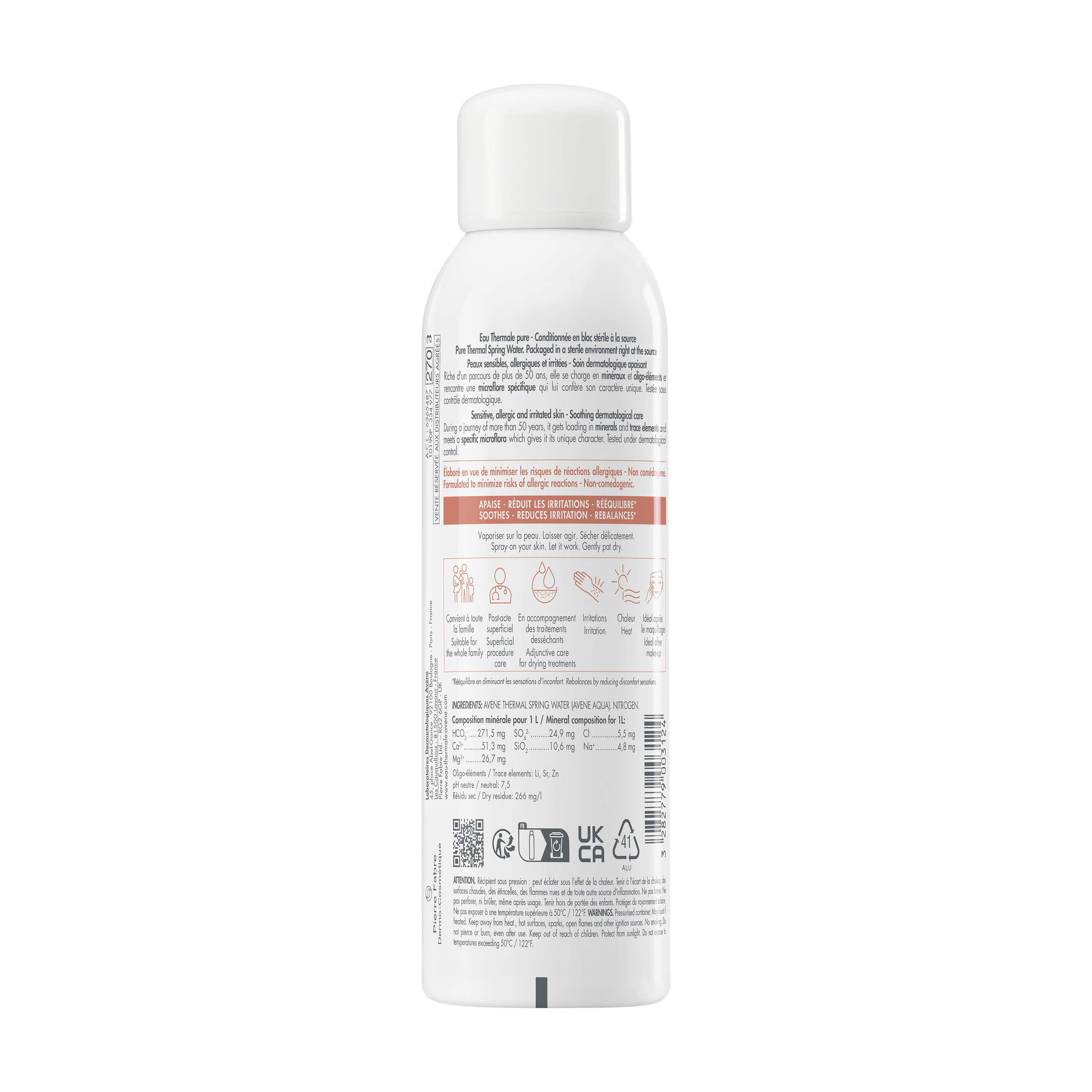 Avène Spray Ιαματικού Νερού με Καταπραϋντικές και Αντι-Ερεθιστικές Ιδιότητες 150 ml