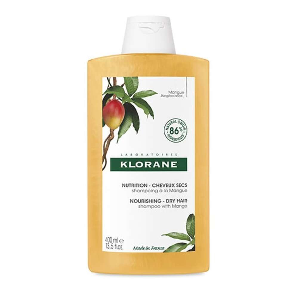 Klorane Shampooing Au Beurre De Mangue Σαμπουάν με Βούτυρο Μάνγκο για Θρέψη στα Μαλλιά 400ml