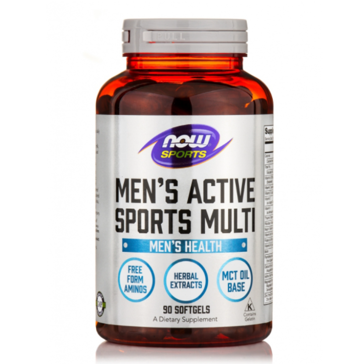 Now Foods Men's Active Sports Multi 90 Softgels