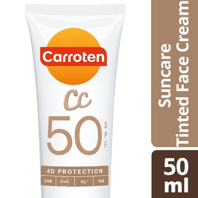 Carroten CC Suncare Tinted Face Cream Spf 50 50ml