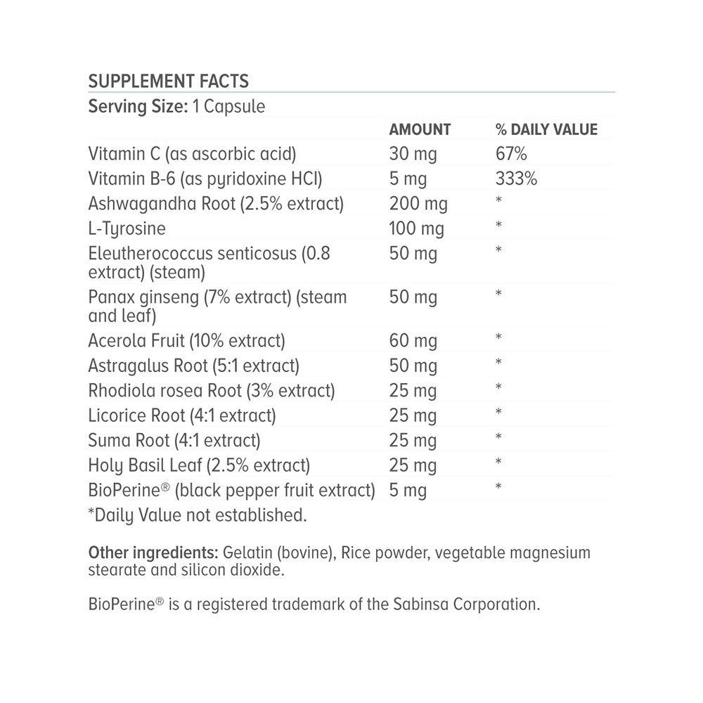 Natural Vitamins No Stress Formula, 60 Κάψουλες