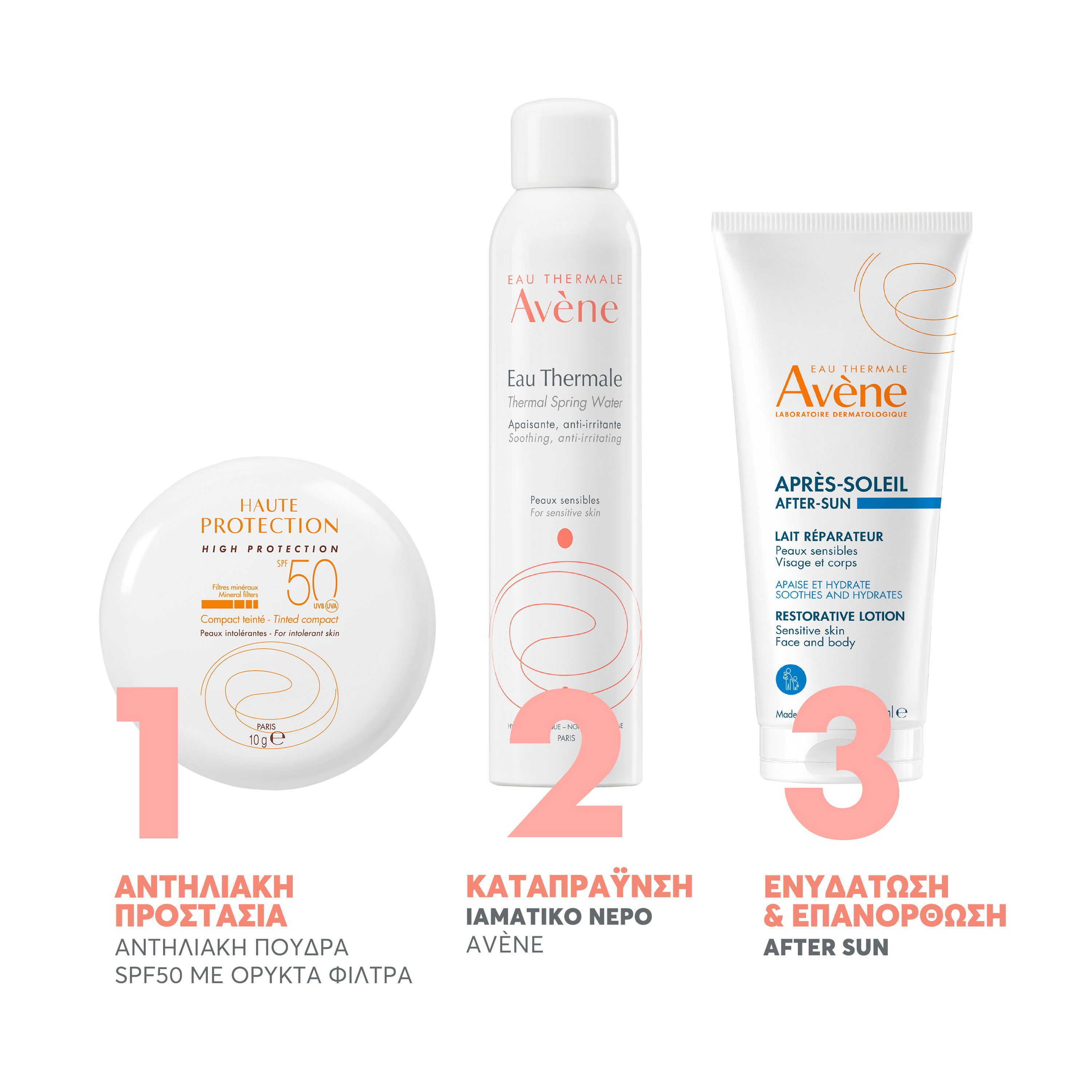 Avène Mineral Compact Αδιάβροχη Aντηλιακή Πούδρα Υψηλής Προστασίας και Μake-up για Δέρμα μη Ανεκτικό σε Χημικά Φίλτρα και Αρώματα, 10 gr
