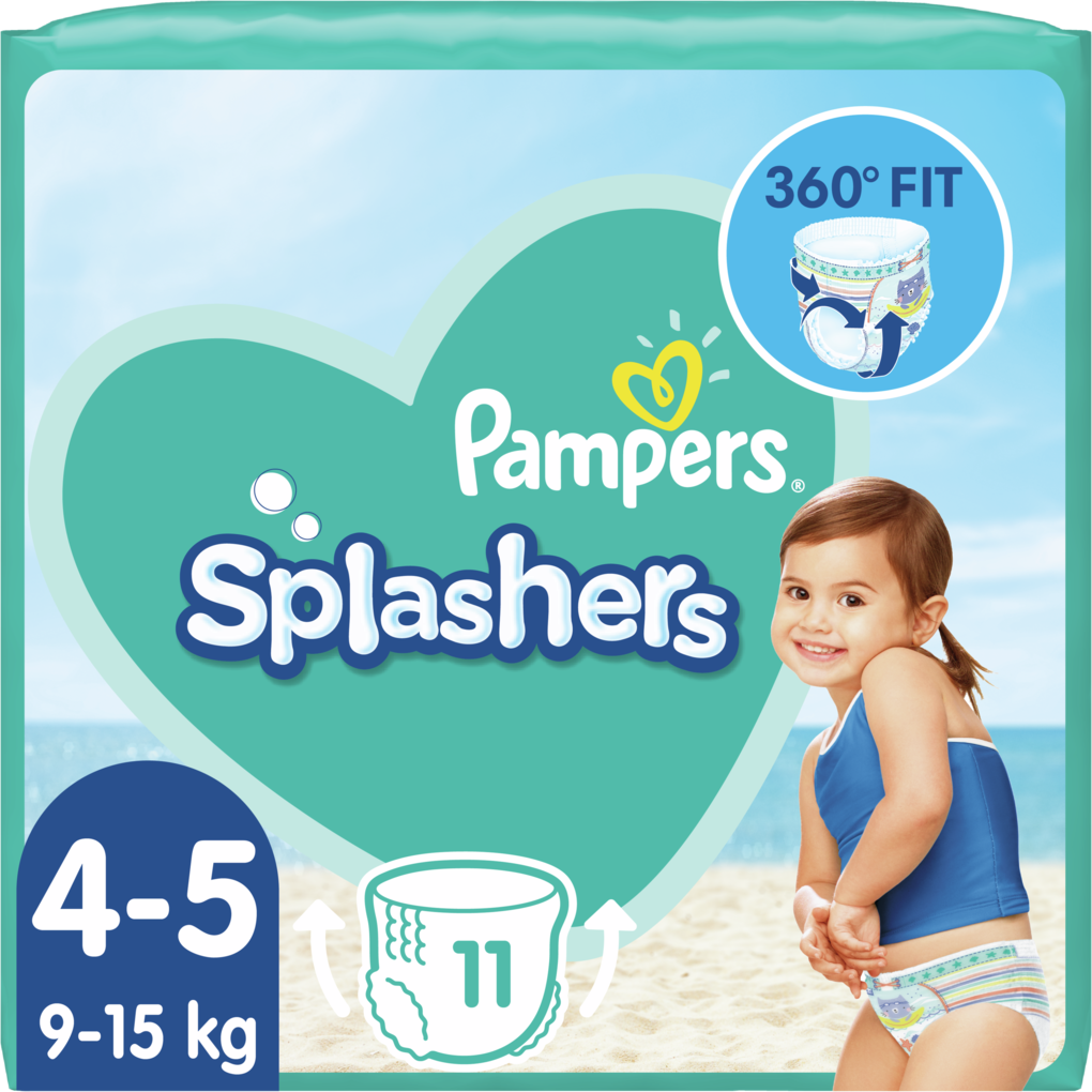 Pampers Splashers No 4-5 (9-15kg) 11τμχ
