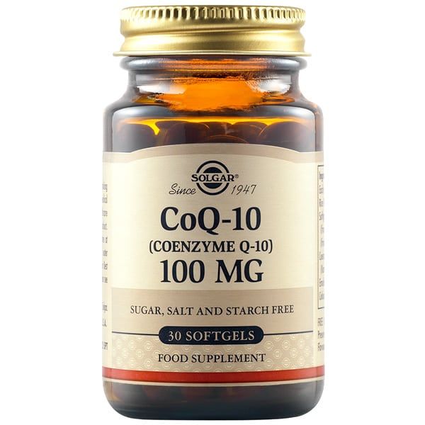 Solgar Coenzyme Q10 100mg Συνένζυμο Q10 30 Softgels