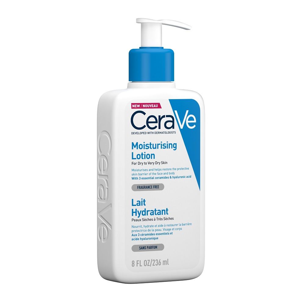 CeraVe Moisturising Lotion, Ενυδατικό Γαλάκτωμα Προσώπου και Σώματος με Ceramides και Υαλουρονικό Οξύ 236ml