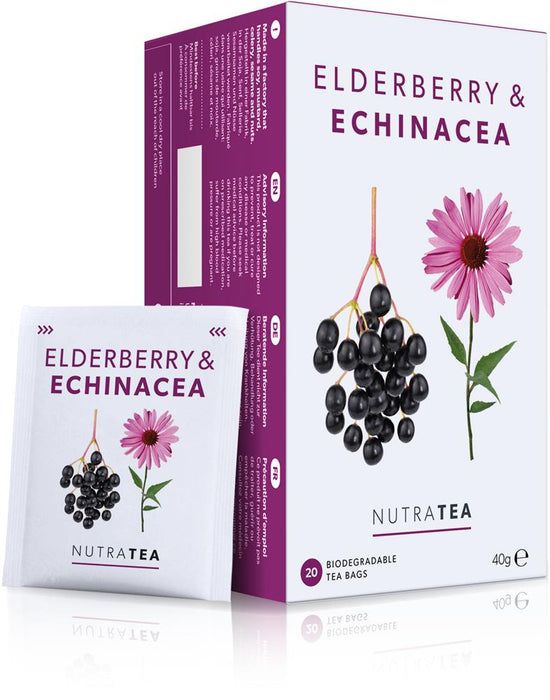 Nutra Elderberry & Echinacea Tea, 20 Φακελίσκοι