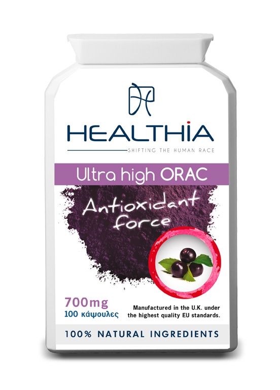 Healthia Ultra High Orac Antioxidant Force 700mg, 100 κάψουλες