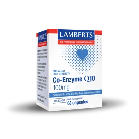 Lamberts Co-Enzyme Q10, Συνένζυμο Q10 100mg, 60 Κάψουλες