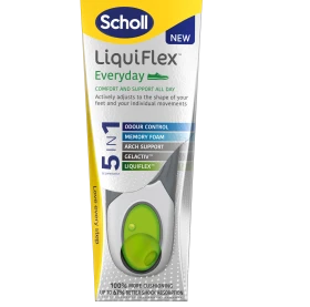 Scholl LiquidFlex Ανατομική Πάτοι Everyday 5 in 1 Technology
