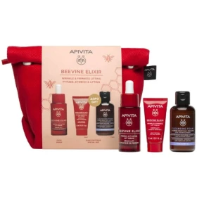 Apivita Promo Beevine Elixir with Serum 30ml & Wrinkle & Firmness Lift Cream Light Texture 15ml & Cleansing Foam 75ml