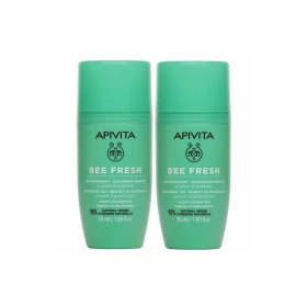 Apivita Promo Bee Fresh Deodorant 24h, 2x50ml