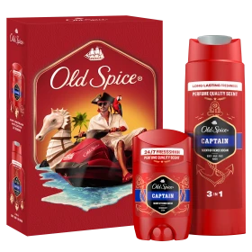 Old Spice Promo Captain with Deodorant Stick, 50ml & Shower Gel & Shampoo, 250ml