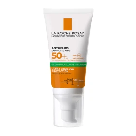 La Roche Posay Anthelios UVMune 400 Oil Control Gel-Cream SPF50+, Αντηλιακή Κρέμα Προσώπου για Ματ Αποτέλεσμα 50ml