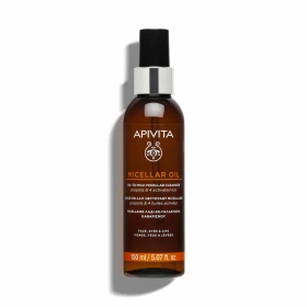 Apivita Micellar Oil Cleanser for Face, Eyes & Lips, 150ml