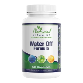 Natural Vitamins Water Off Formula, 60 Κάψουλες