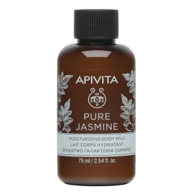 Apivita Pure Jasmine Moisturizing Body Milk, Ενυδατικό Γαλάκτωμα Σώματος με Γιασεμί 75ml